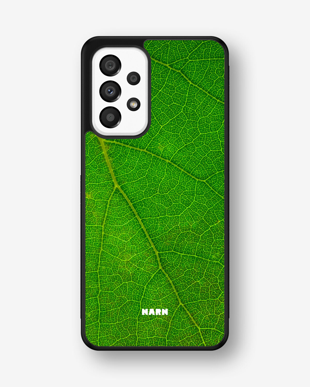 Samsung Galaxy A33 5G Hard Case – Green Leafy - View 1