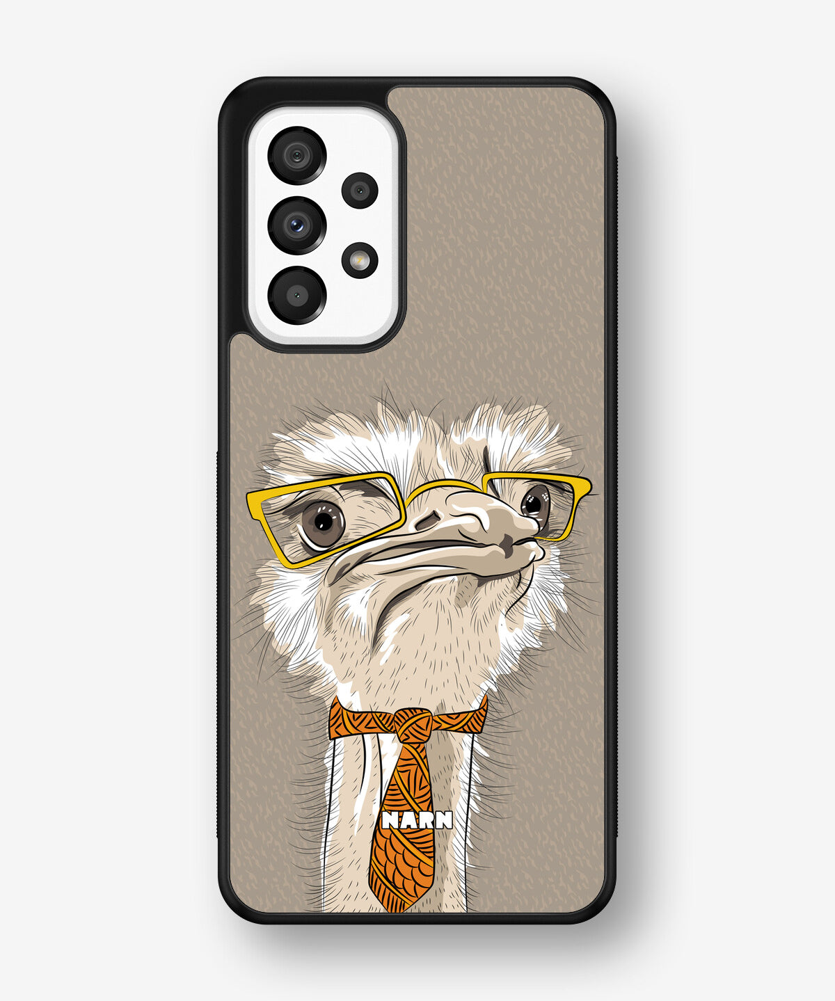 Samsung Galaxy A33 5G Hard Case – Hipster Ostrich - View 1