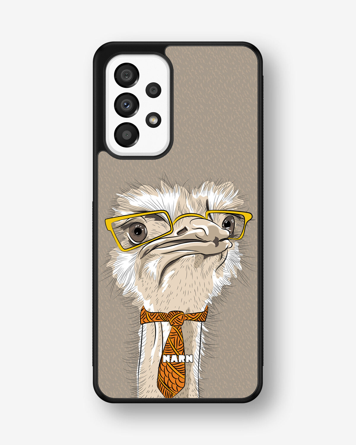 Samsung Galaxy A33 5G Hard Case – Hipster Ostrich - View 1