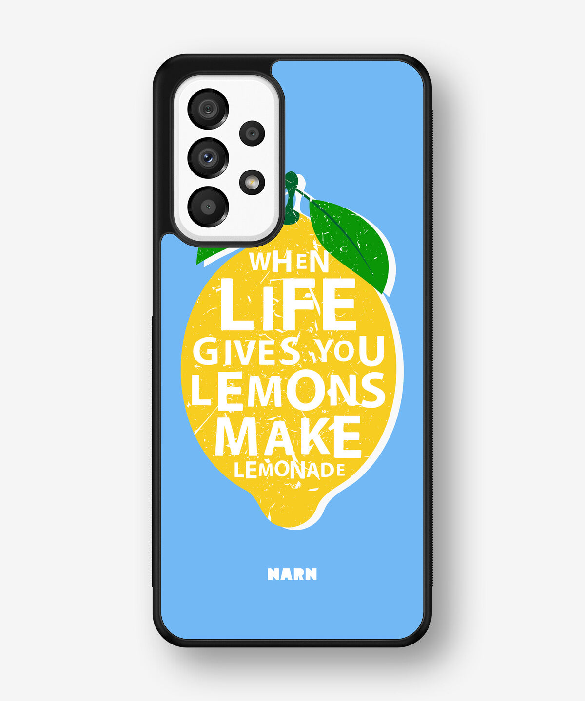 Samsung Galaxy A33 5G Hard Case – Lemon Quote - View 1