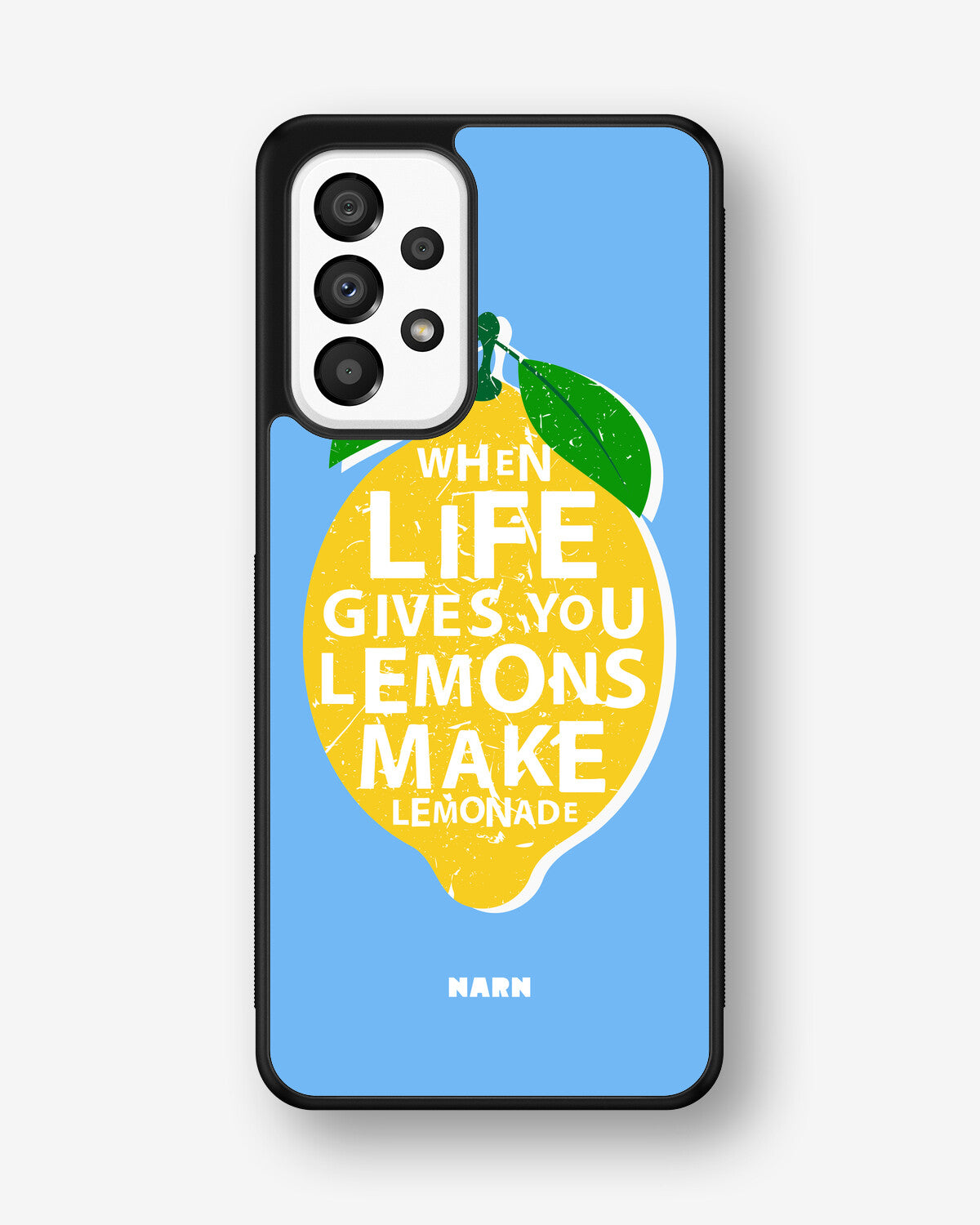 Samsung Galaxy A33 5G Hard Case – Lemon Quote - View 1