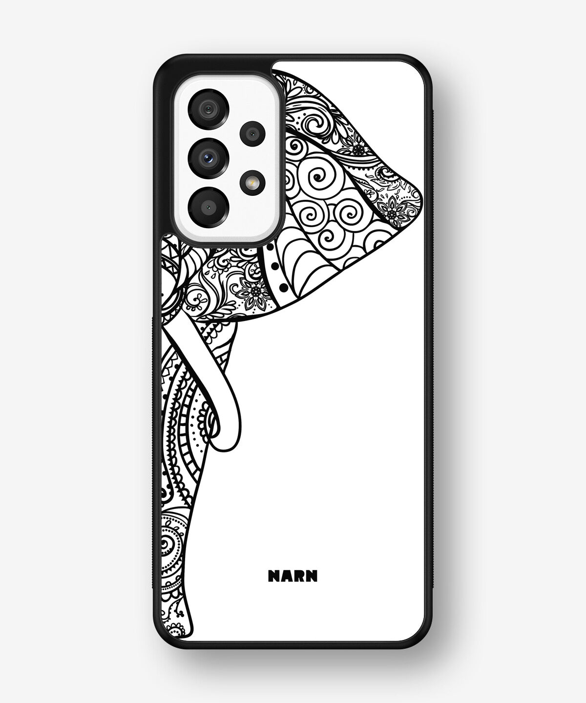 Samsung Galaxy A33 5G Hard Case – Mandala Elephant - View 1