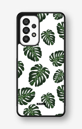 Samsung Galaxy A33 5G Hard Case – Monstera Pattern - View 1
