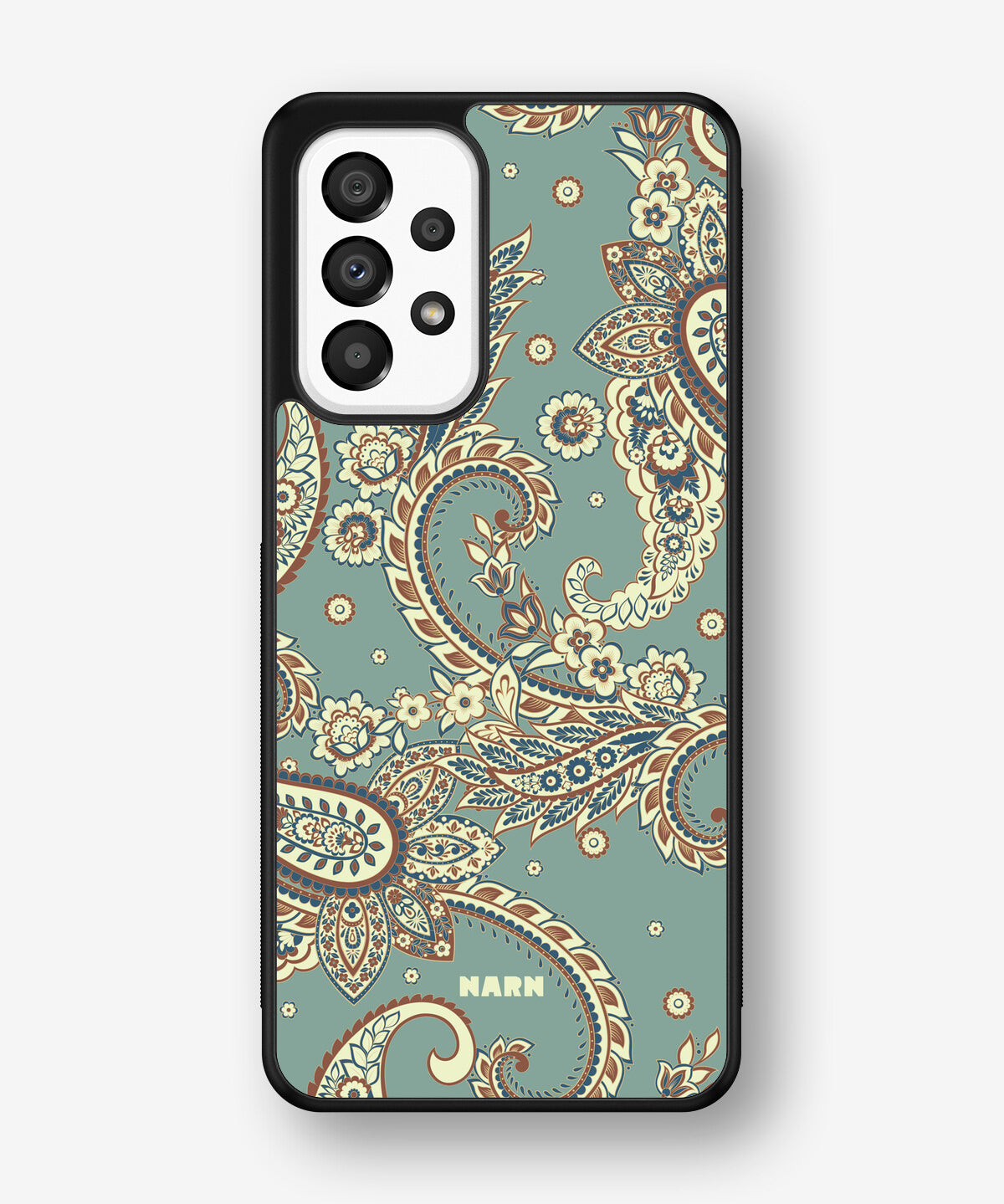 Samsung Galaxy A33 5G Hard Case – Paisley Green - View 1