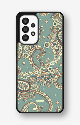 Samsung Galaxy A33 5G Hard Case – Paisley Green - View 1