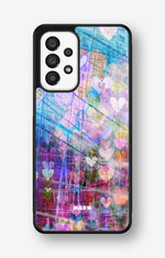 Samsung Galaxy A33 5G Hard Case – Purple Hearts - View 1