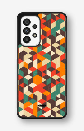 Samsung Galaxy A33 5G Hard Case – Retro Geometric - View 1
