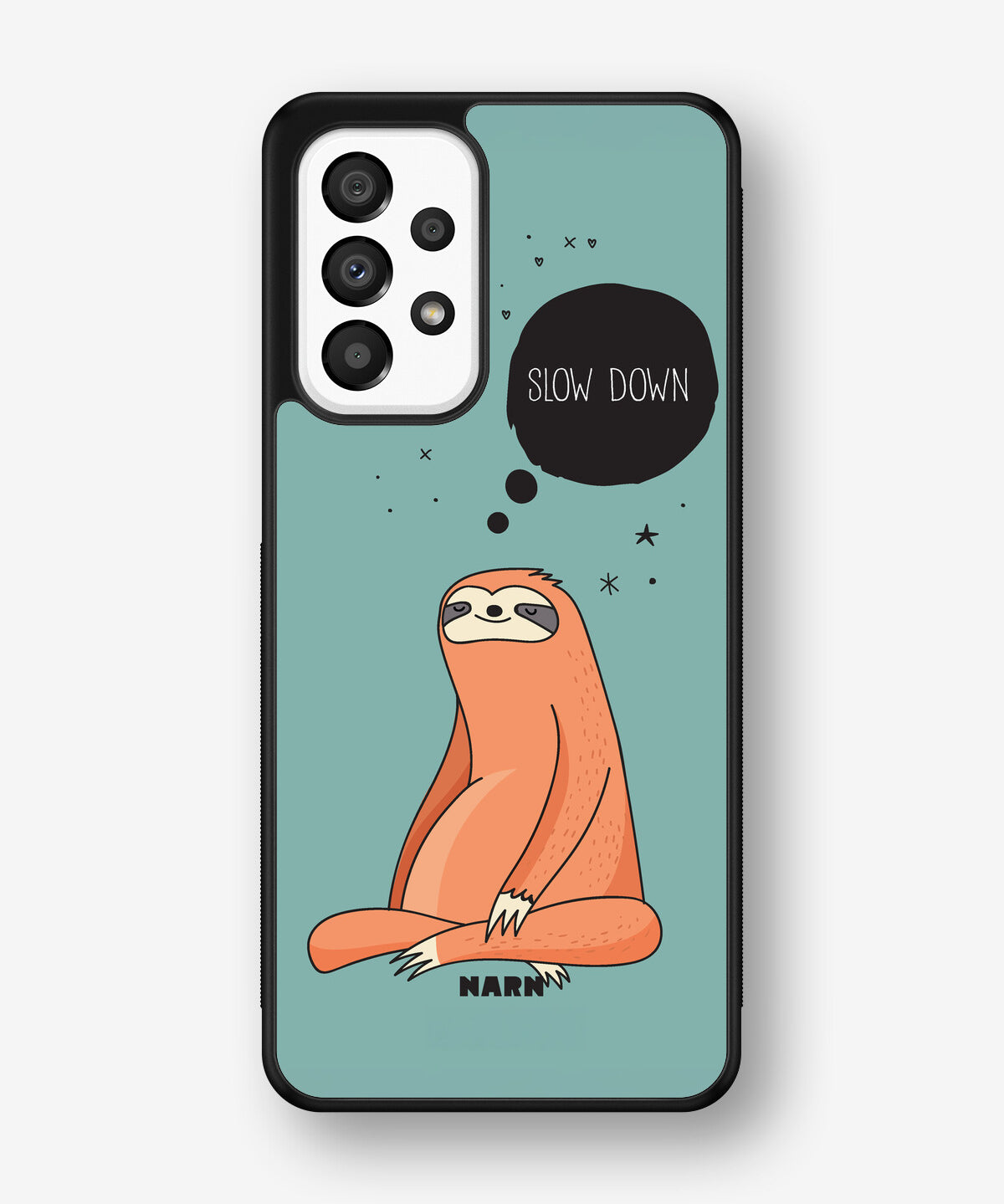 Samsung Galaxy A33 5G Hard Case – Slow Down Sloth - View 1
