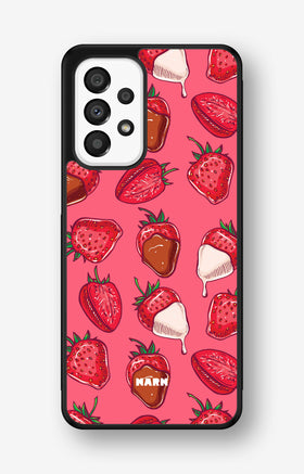 Samsung Galaxy A33 5G Hard Case – Strawberry Chocolate - View 1