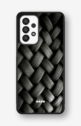Samsung Galaxy A33 5G Hard Case – Tires Wall - View 1
