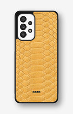 Samsung Galaxy A33 5G Hard Case – Yellow Snake - View 1