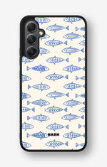 Samsung Galaxy A34 5G Hard Case – Blue Catch - View 1