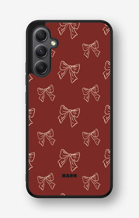Samsung Galaxy A34 5G Hard Case – Cherry Bows - View 1