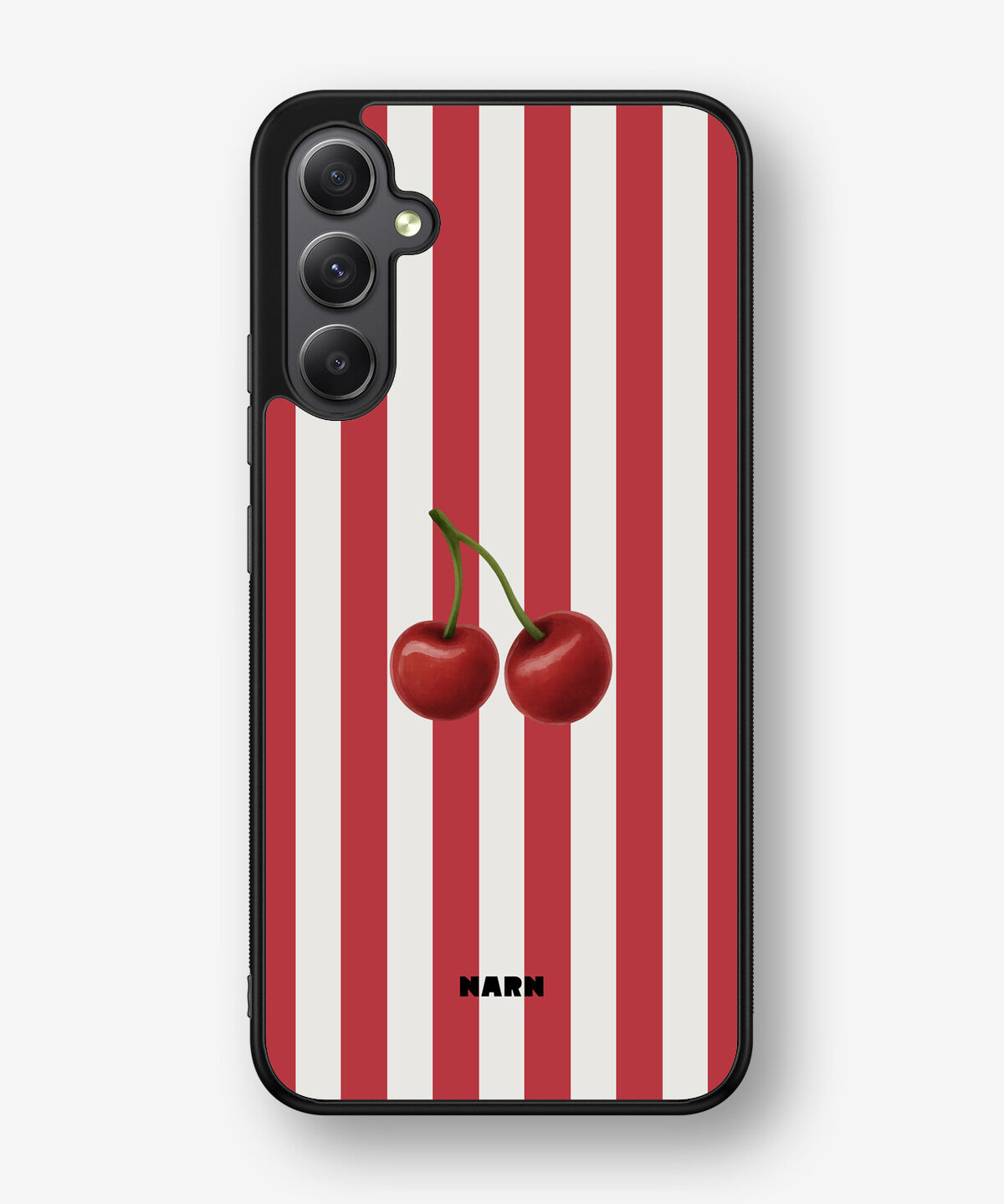 Samsung Galaxy A34 5G Hard Case – Cherry Stripes - View 1