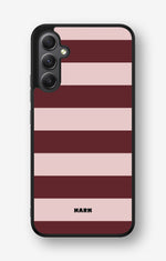 Samsung Galaxy A34 5G Hard Case – Cranberry Stripe - View 1