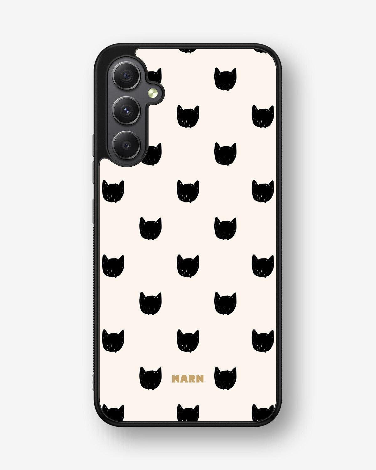 Samsung Galaxy A34 5G Hard Case – Kitty Dots - View 1