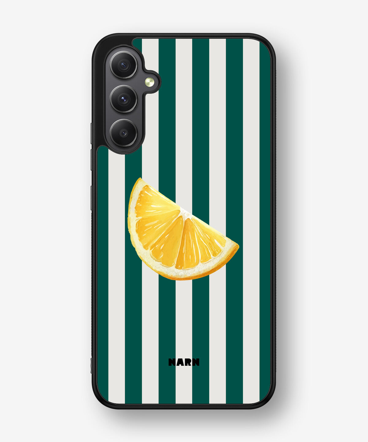 Samsung Galaxy A34 5G Hard Case – Lemon Stripes - View 1