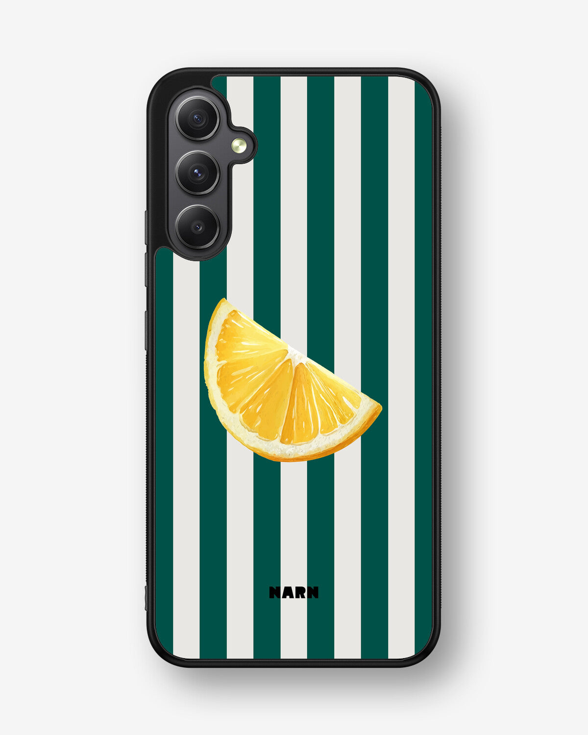 Samsung Galaxy A34 5G Hard Case – Lemon Stripes - View 1