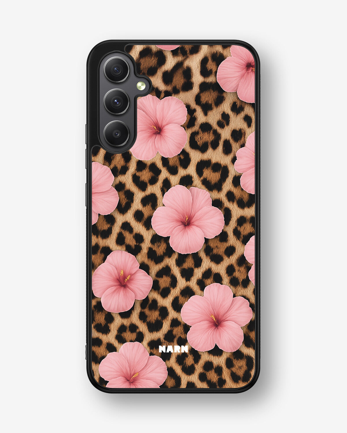 Samsung Galaxy A34 5G Hard Case – Leopard Flower - View 1