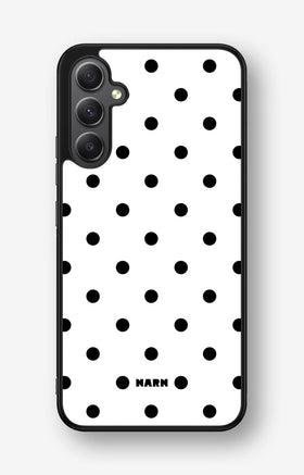 Samsung Galaxy A34 5G Hard Case – Mono Dots - View 1