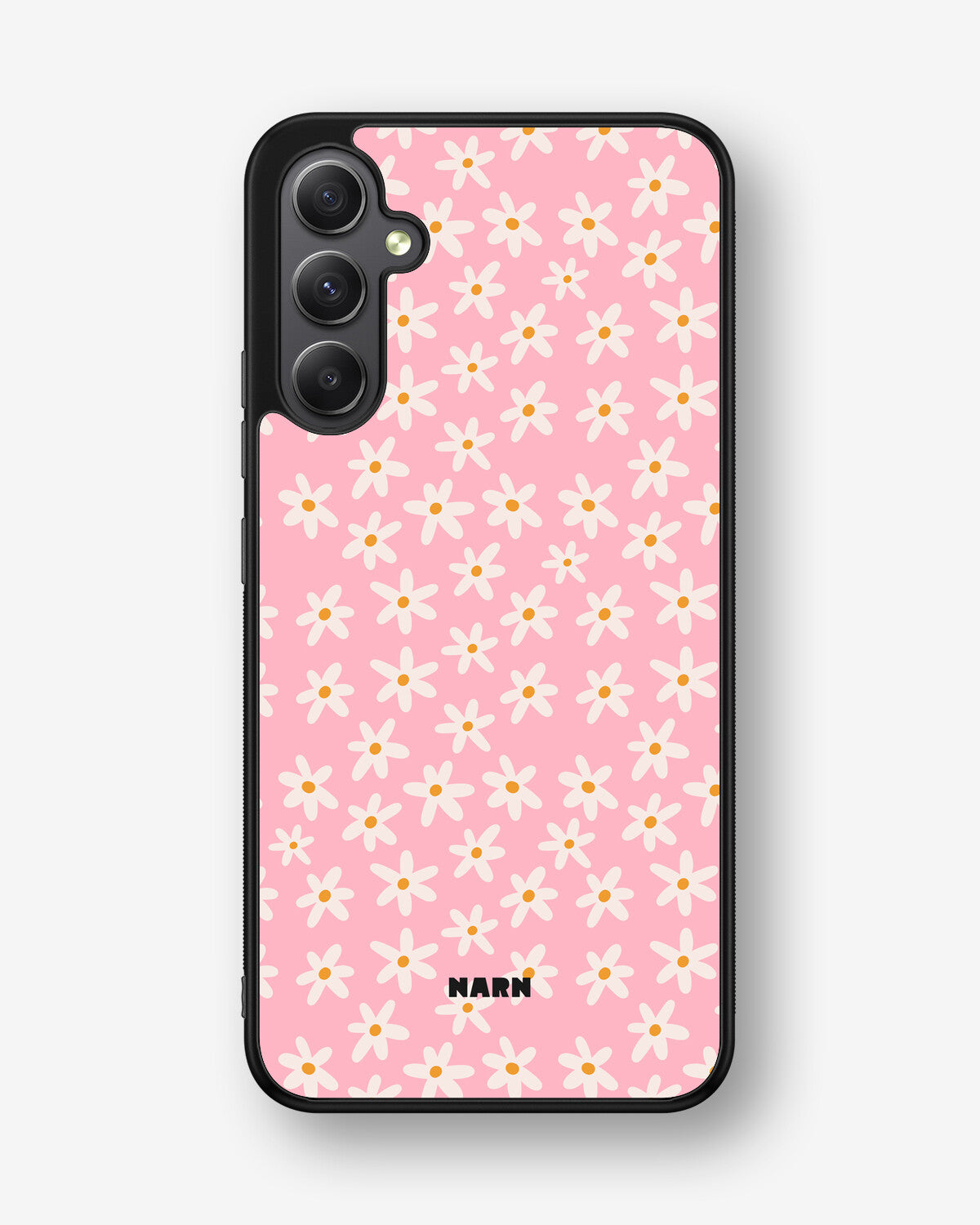 Samsung Galaxy A34 5G Hard Case – Pink Daisy - View 1