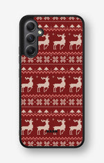 Samsung Galaxy A34 5G Hard Case – Reindeer Knit - View 1