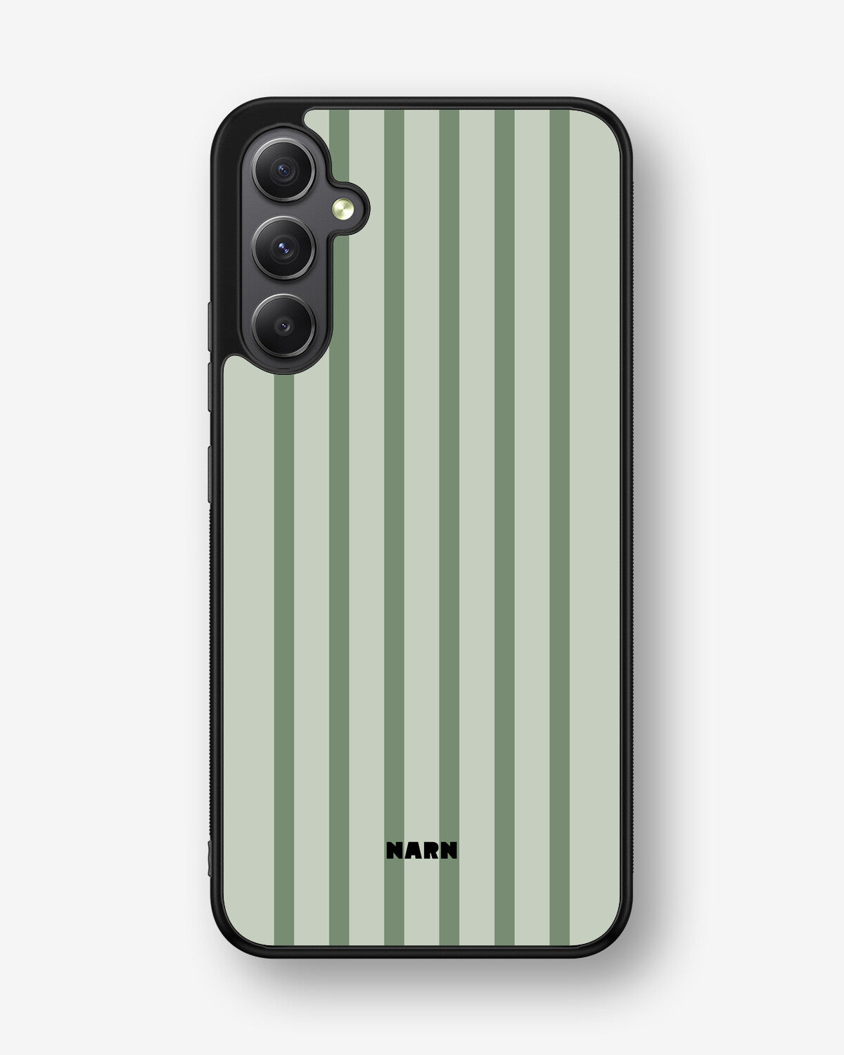 Samsung Galaxy A34 5G Hard Case – Sage Stripes - View 1