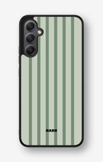 Samsung Galaxy A34 5G Hard Case – Sage Stripes - View 1