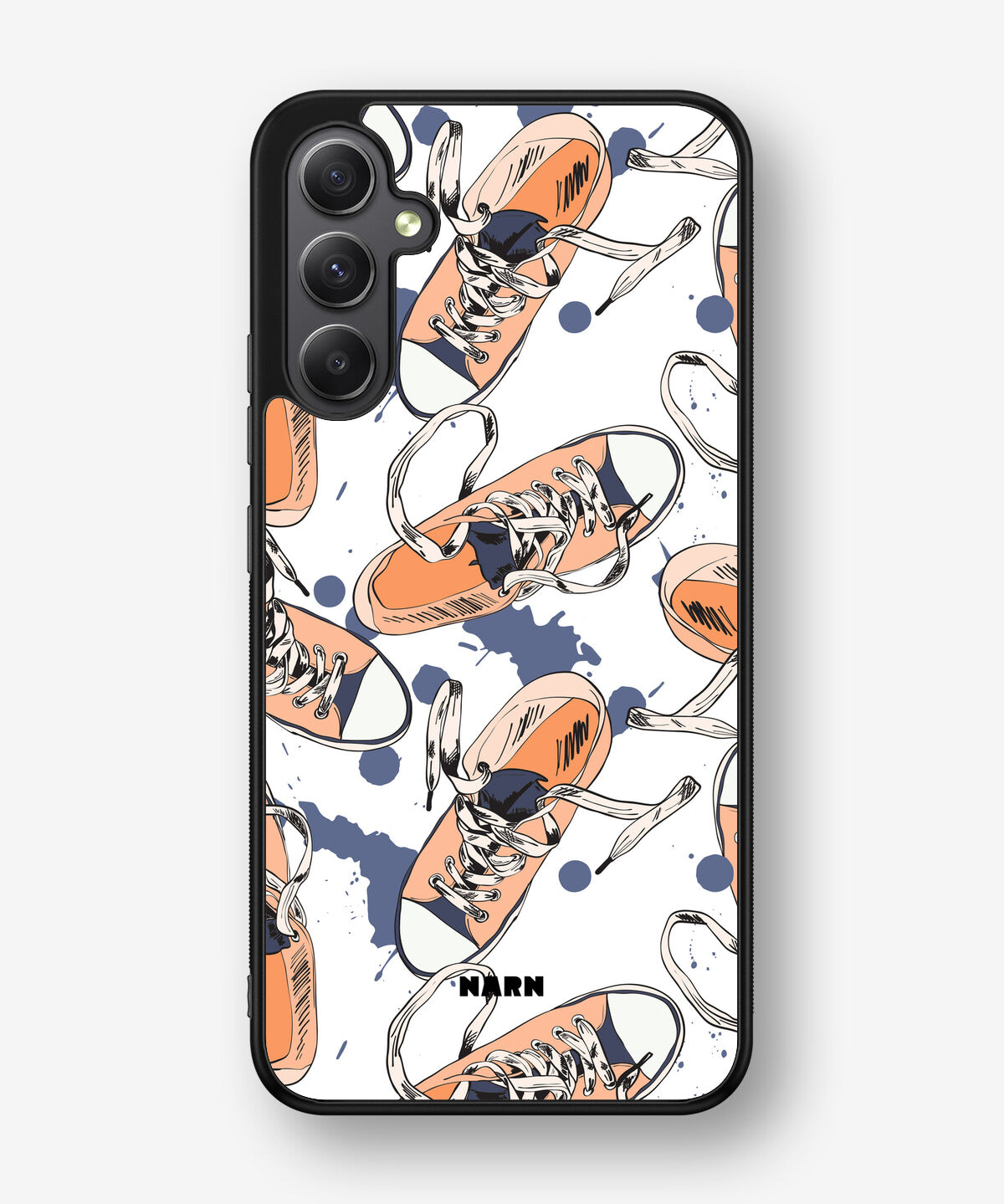 Samsung Galaxy A34 5G Hard Case – Apricot Sneakers - View 1