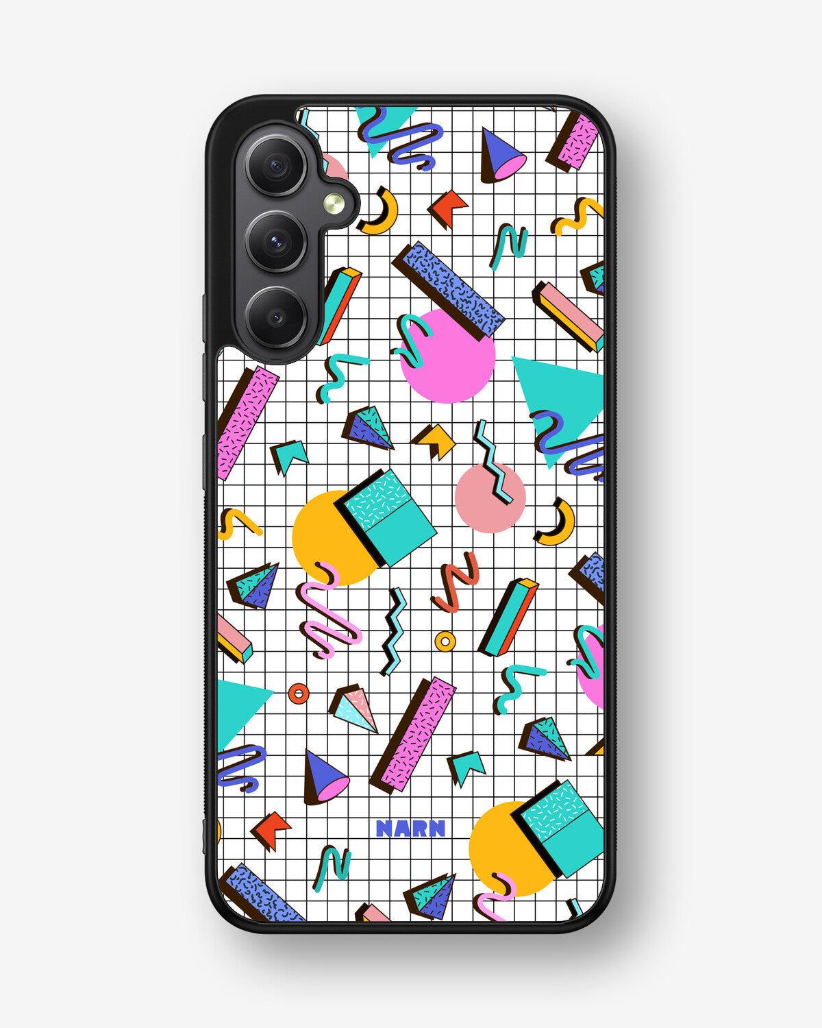 Samsung Galaxy A34 5G Hard Case – 80s Memphis - View 1