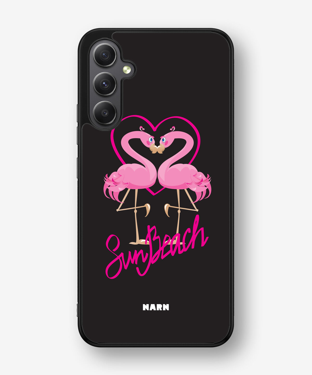 Samsung Galaxy A34 5G Hard Case – Beach Flamingo - View 1
