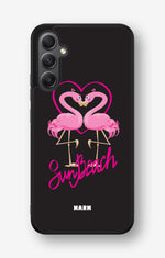 Samsung Galaxy A34 5G Hard Case – Beach Flamingo - View 1