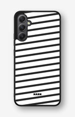 Samsung Galaxy A34 5G Hard Case – Black Stripes - View 1