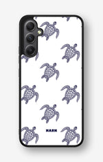 Samsung Galaxy A34 5G Hard Case – Blue Turtles - View 1