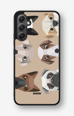 Samsung Galaxy A34 5G Hard Case – Cute Dogs - View 1