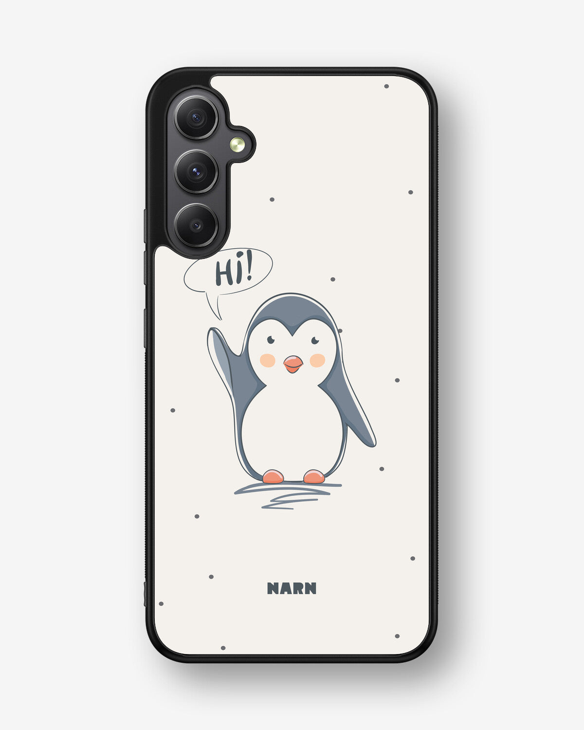 Samsung Galaxy A34 5G Hard Case – Cute Penguin - View 1