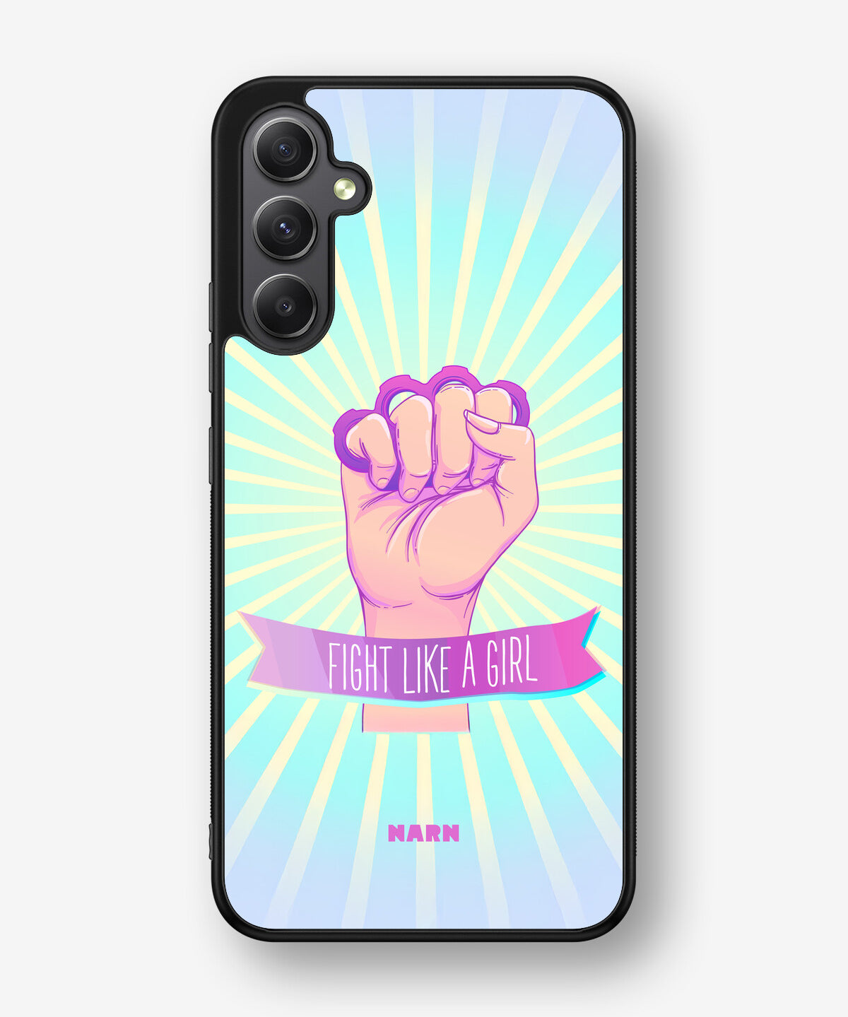 Samsung Galaxy A34 5G Hard Case – Fight Like A Girl - View 1