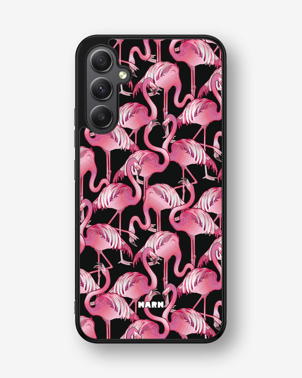 Samsung Galaxy A34 5G Hard Case – Flamingos - View 1