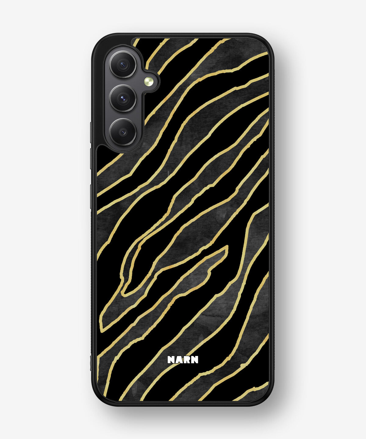 Samsung Galaxy A34 5G Hard Case – Golden Zebra - View 1