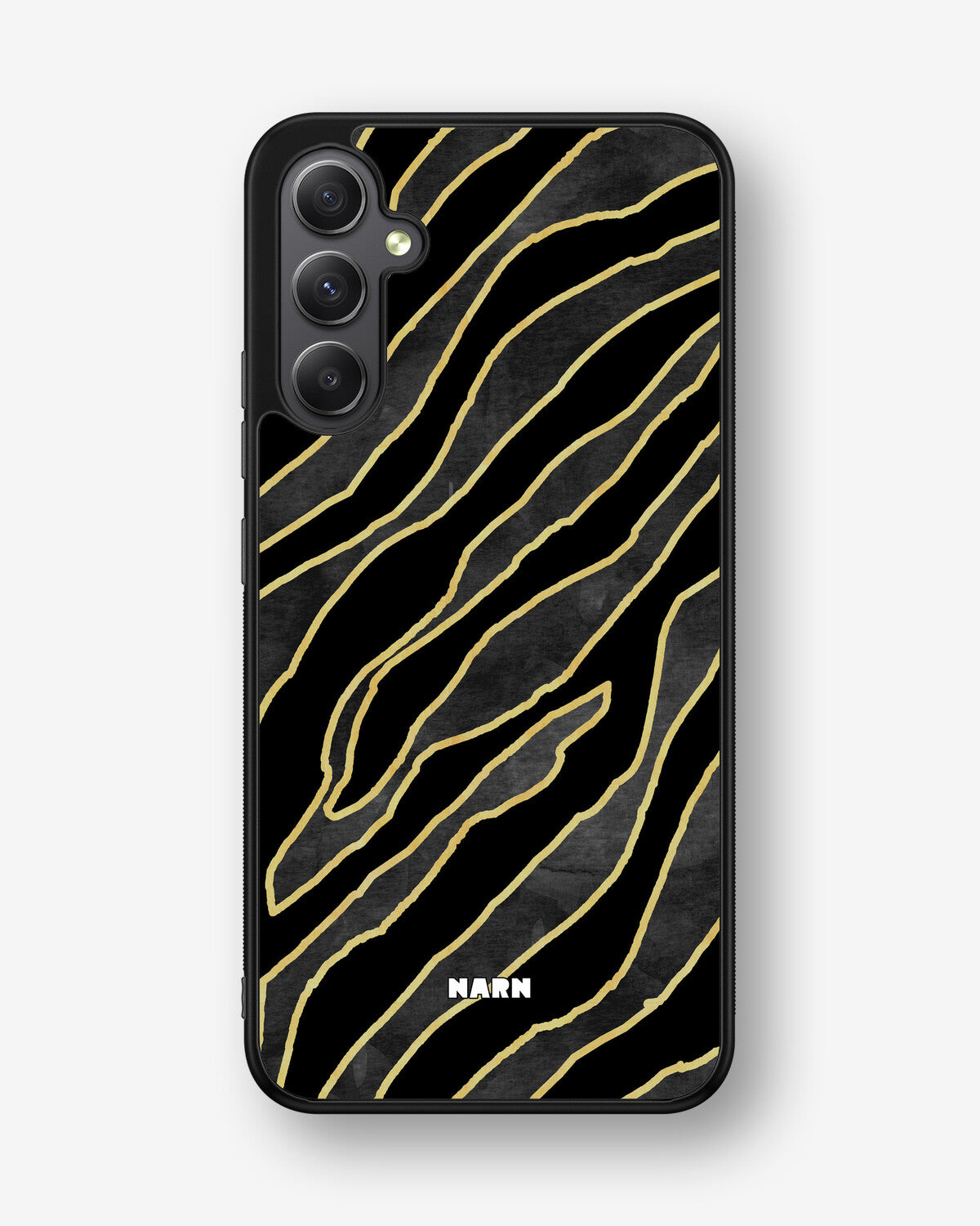 Samsung Galaxy A34 5G Hard Case – Golden Zebra - View 1