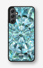 Samsung Galaxy A34 5G Hard Case – Green Crystals - View 1