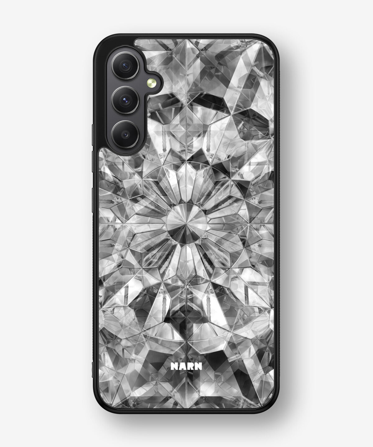 Samsung Galaxy A34 5G Hard Case – Grey Crystals - View 1
