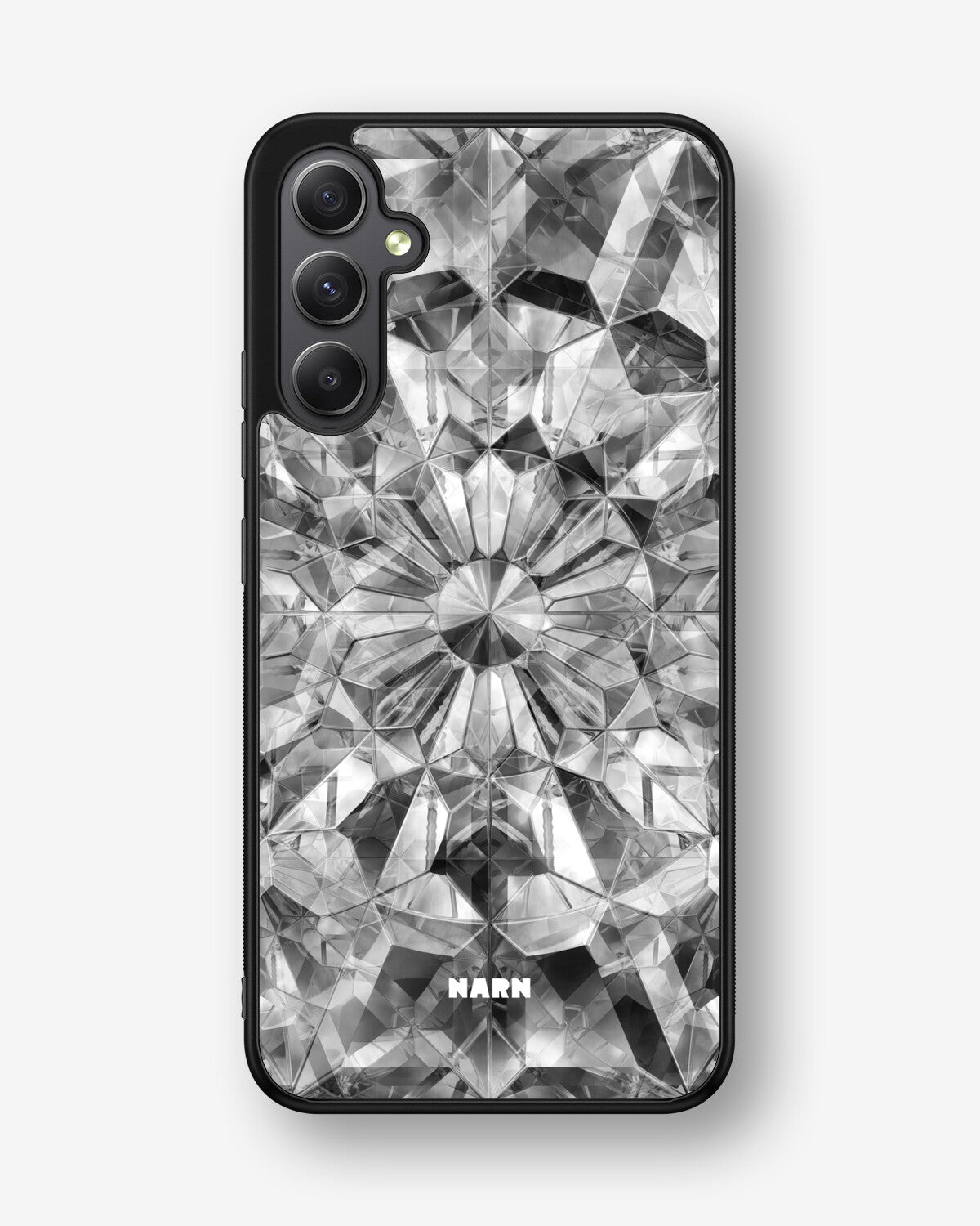 Samsung Galaxy A34 5G Hard Case – Grey Crystals - View 1