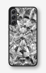 Samsung Galaxy A34 5G Hard Case – Grey Crystals - View 1