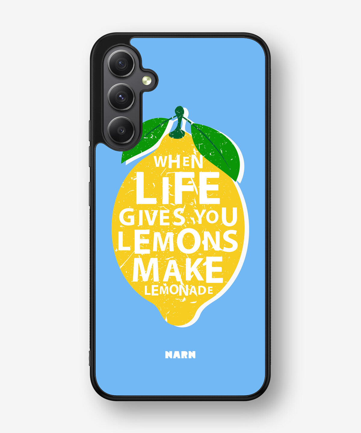 Samsung Galaxy A34 5G Hard Case – Lemon Quote - View 1