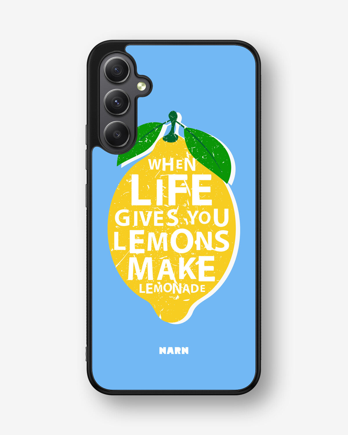 Samsung Galaxy A34 5G Hard Case – Lemon Quote - View 1