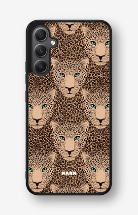 Samsung Galaxy A34 5G Hard Case – Leopard Gaze - View 1