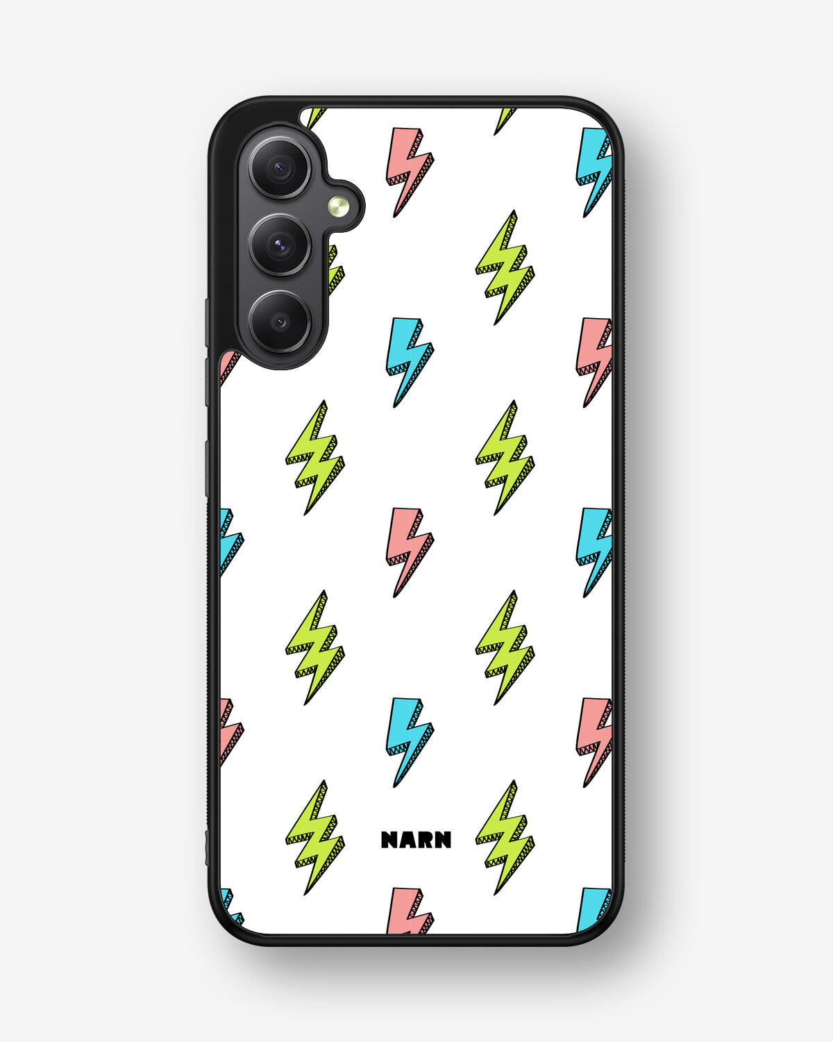 Samsung Galaxy A34 5G Hard Case – Lightning Bolts - View 1
