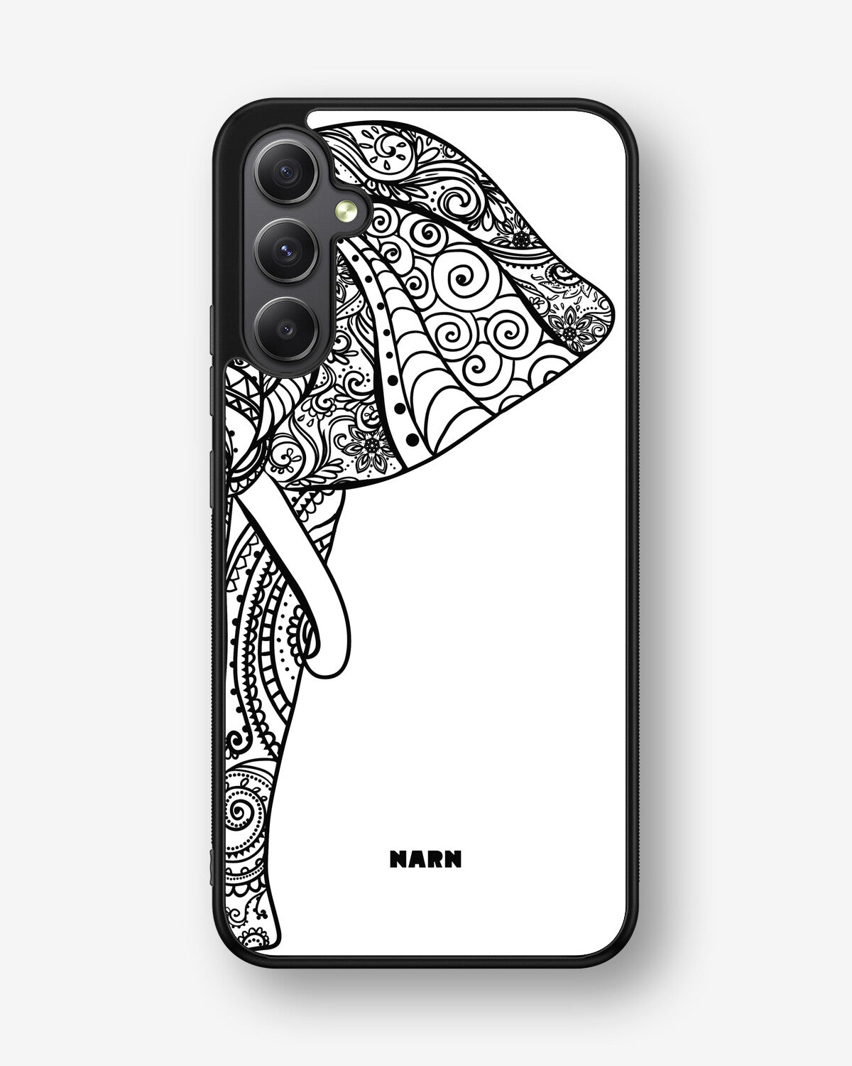 Samsung Galaxy A34 5G Hard Case – Mandala Elephant - View 1