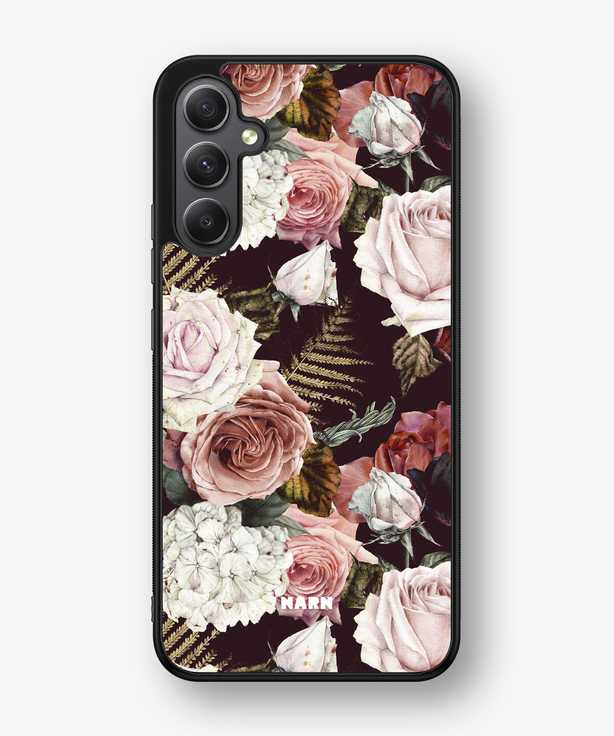 Samsung Galaxy A34 5G Hard Case – Midnight Roses - View 1